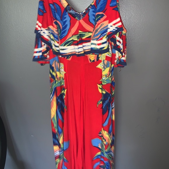 Bright Floral Romper - Picture 4 of 5